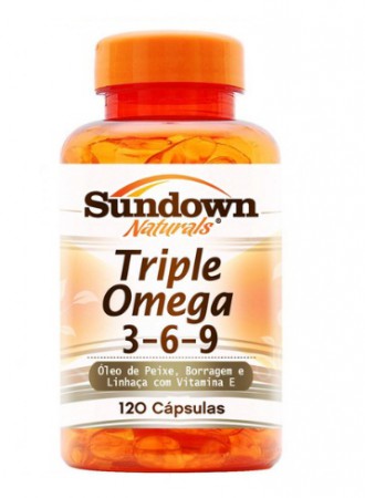 Triple Omega 3-6-9 Sundown - 120 cápsulas (a partir de R$ 99,99)